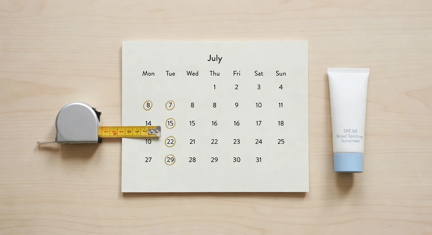 A visual representation of a six-week physical transformation timeline.